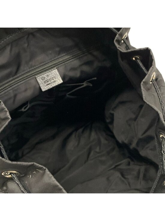 Gucci Backpack GG Pattern Black Leather main image 6